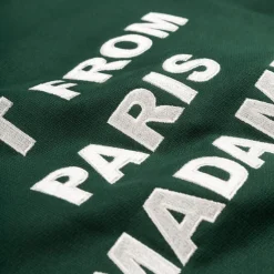 Drole de Monsieur Sweats À Capuche*Le Hoodie Slogan Dark Green
