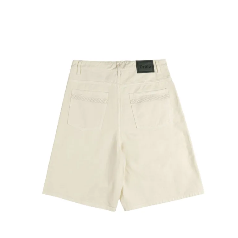 Drole de Monsieur Shorts*Le Short Baggy Ecru Off White