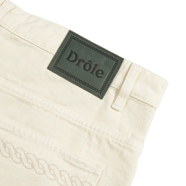 Drole de Monsieur Shorts*Le Short Baggy Ecru Off White