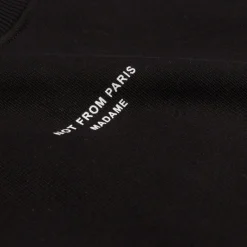 Drole de Monsieur Pullover*Le Sweatshirt Slogan Classique Black
