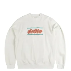 Drole de Monsieur Pullover*Le Sweatshirt Pique Tennis Ecru Off White
