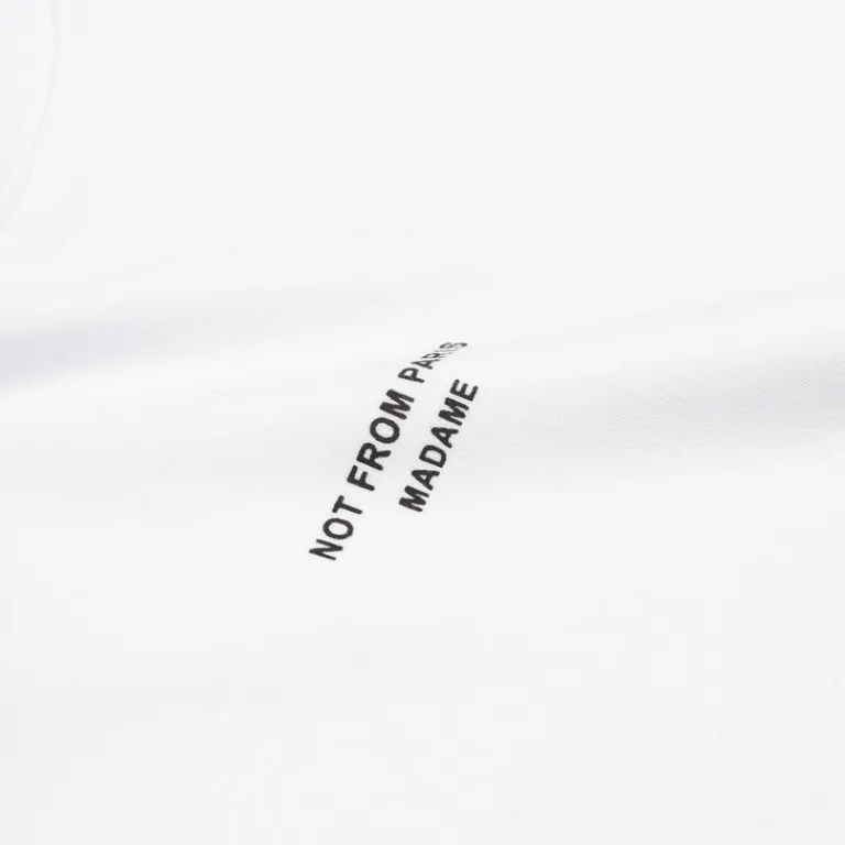 Drole de Monsieur T-Shirts*Le T-Shirt Slogan Classique White