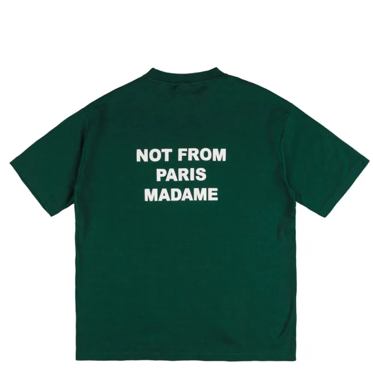 Drole de Monsieur T-Shirts*Le T-Shirt Slogan Dark Green