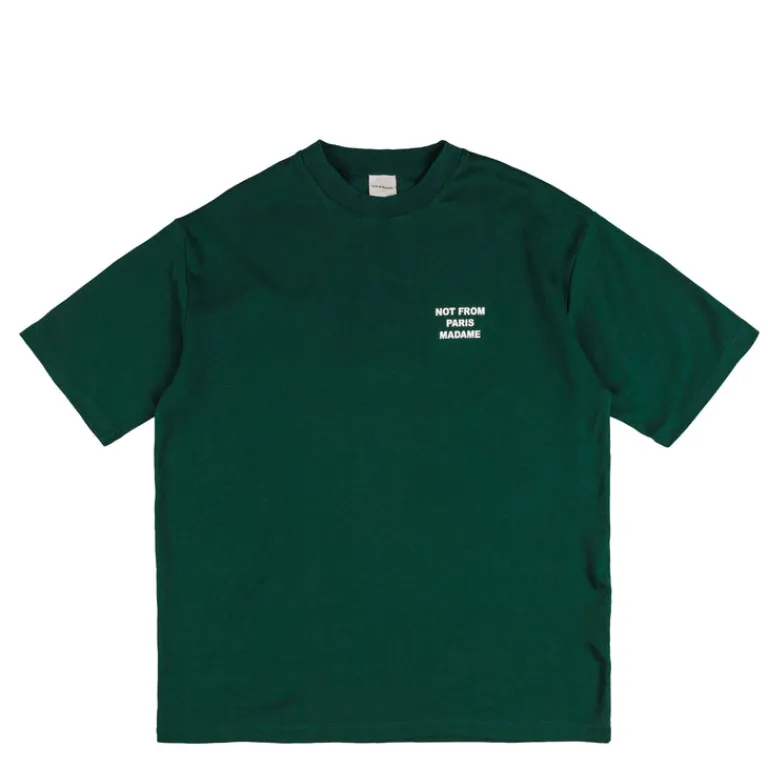 Drole de Monsieur T-Shirts*Le T-Shirt Slogan Dark Green