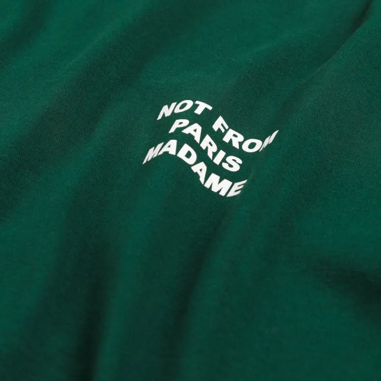 Drole de Monsieur T-Shirts*Le T-Shirt Slogan Dark Green