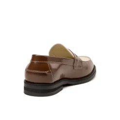 Duke + Dexter Sneakers En Cuir|Loafer*Wilde Loafer Chestnut / White