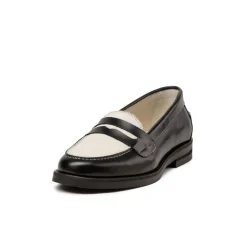 Duke + Dexter Sneakers En Cuir|Loafer*Wilde Pony Loafer W Black / White
