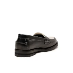 Duke + Dexter Sneakers En Cuir|Loafer*Wilde Pony Loafer W Black / White