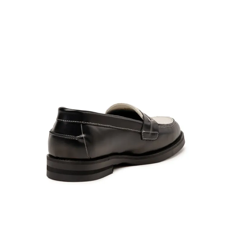 Duke + Dexter Sneakers En Cuir|Loafer*Wilde Pony Loafer W Black / White