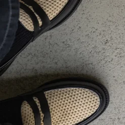 Duke + Dexter Sneakers En Cuir|Loafer*Wilde Rattan Loafer Black / White