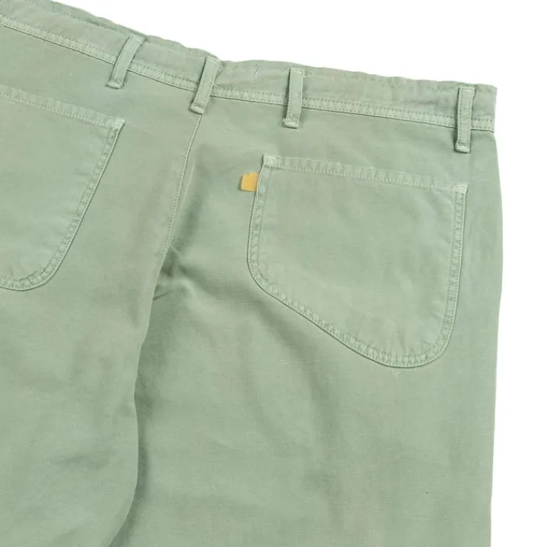 ERL Pantalons*Distressed Chino Army Green