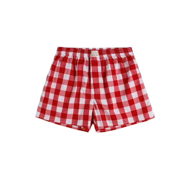 ERL Pyjamas & Sous-Vêtements*Gingham Boxers Woven Red