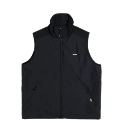Farah Japan Vestes*Stand Collar Zip Up Vests Navy