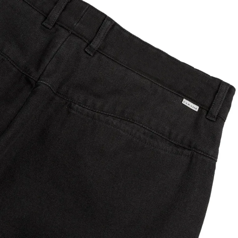 Farah Japan Pantalons*Wide Straight Pants Black