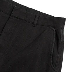 Farah Japan Pantalons*Wide Straight Pants Black