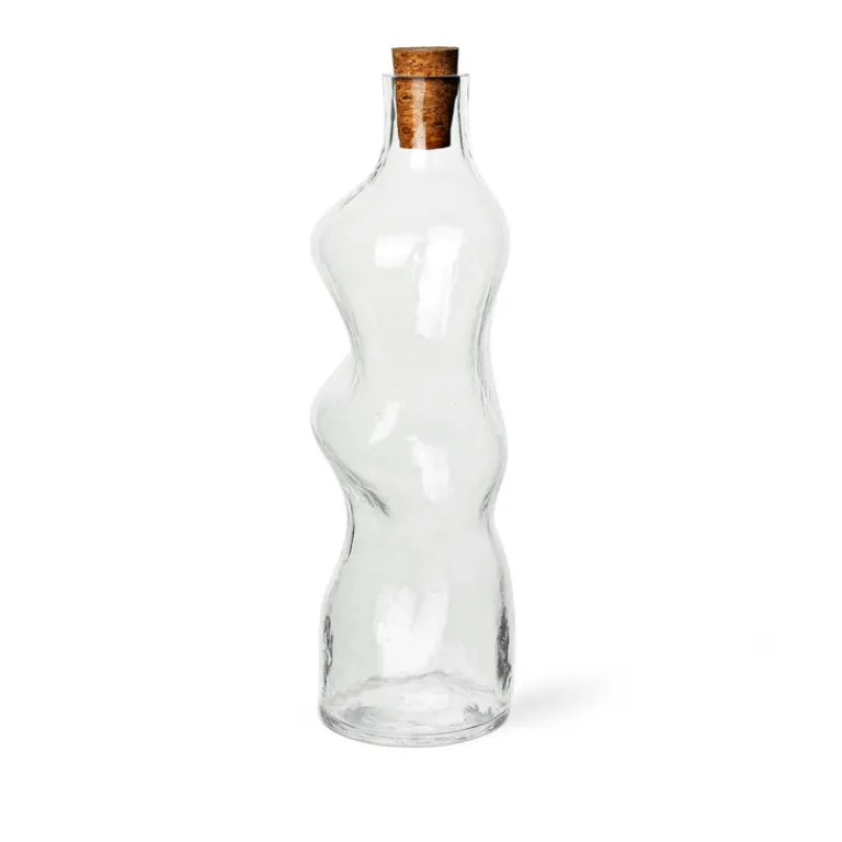 Ferm Living Vaisselle|Cuisine*Dimple Bottle Clear