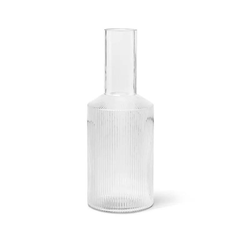 Ferm Living Vaisselle|Cuisine*Ripple Carafe Clear