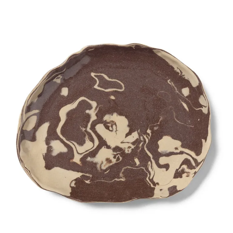 Ferm Living Vaisselle|Cuisine*Ryu Platter - 26 Sand / Brown