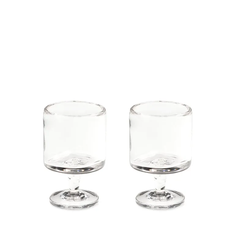 Frama Vaisselle*0405 Stem Glass Set Of Two Small Clear