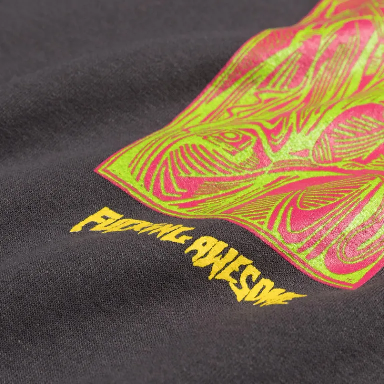 Fucking Awesome Pullover*Hate The Pain Away Crewneck Charcoal