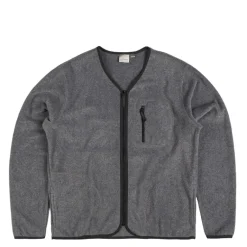 Gramicci Pullover*Fleece Cardigan Zip-Up Heather Charcoal