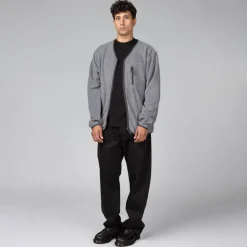 Gramicci Pullover*Fleece Cardigan Zip-Up Heather Charcoal