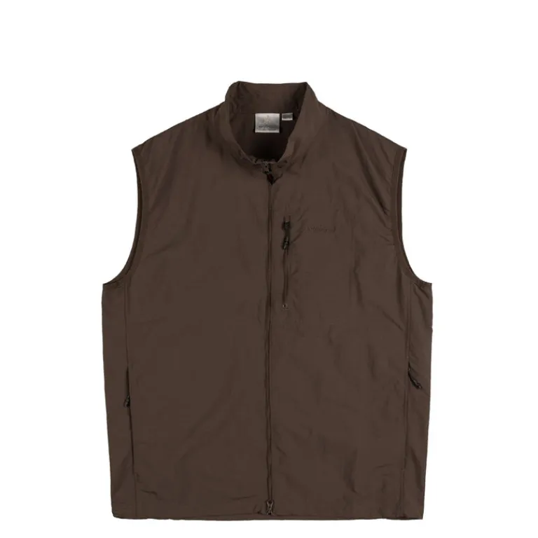 Gramicci Vestes*Nylon Vest Deep Brown