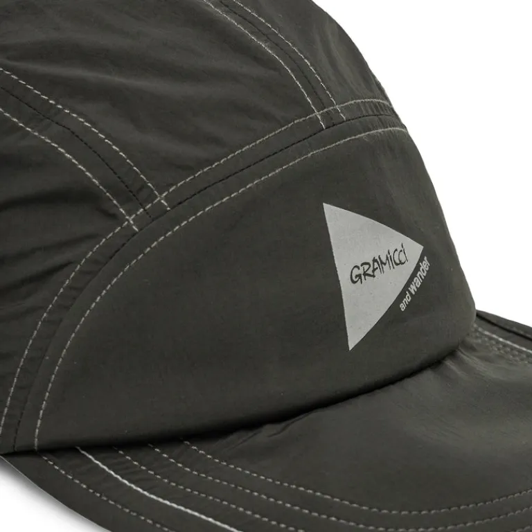 Gramicci Alle Anzeigen|Caps & Bucket Hats*x And Wander Brushed Nylon Sunshade Cap Charcoal