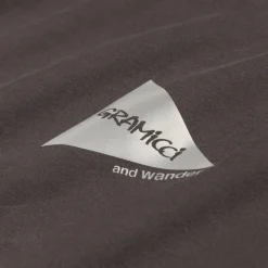 Gramicci T-Shirts*x And Wander Tech Rugby Shirt Charcoal