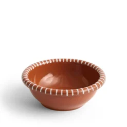 HAY Vaisselle*Barro Salad Bowl Natural with Stripes