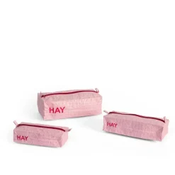 HAY Rangement*Candy Mono Wash Bag Light Pink