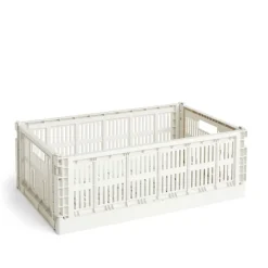 HAY Rangement*Colour Crate Large Off White