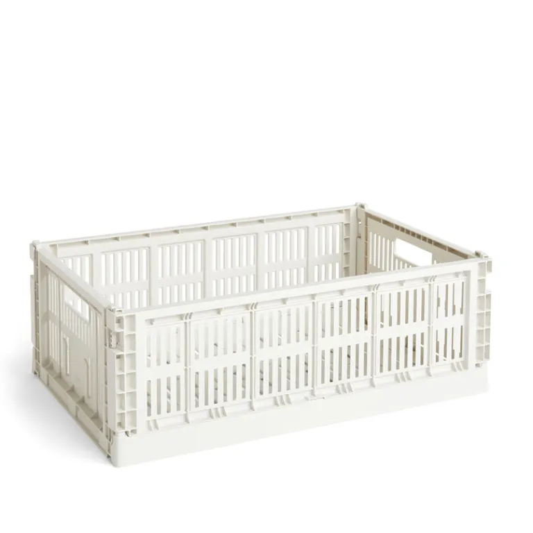HAY Rangement*Colour Crate Large Off White