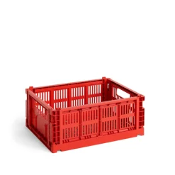 HAY Rangement*Colour Crate Medium Red