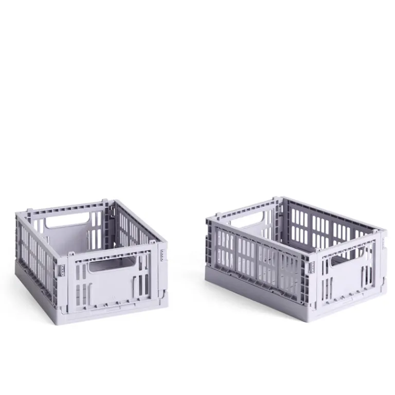 HAY Chambre À Coucher*Colour Crate Mini-Set of 2 Lavender