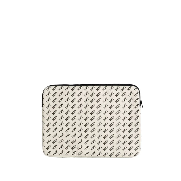 HAY Sacs*Logo Laptop Cover Black /White