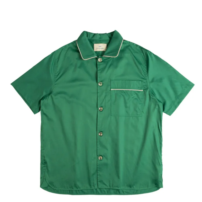 HAY Pyjamas & Sous-Vêtements*Outline Pyjama Shirt Emerald Green