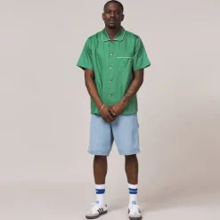 HAY Pyjamas & Sous-Vêtements*Outline Pyjama Shirt Emerald Green
