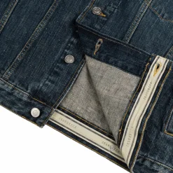 Jeanerica Gilets*Joe Denim Jacket Dark Blue Righe