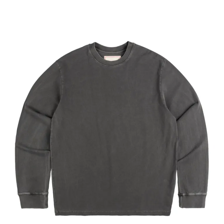 Jeanerica T-Shirts*Leo Long-sleeve Washed Black