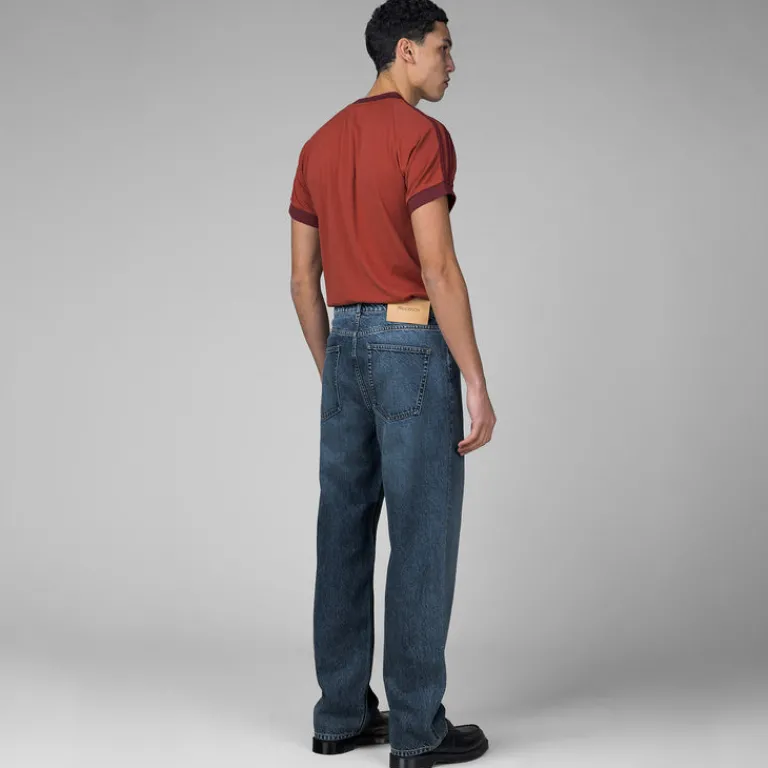 JW Anderson Pantalons*5 Pocket Straight Leg Trousers Mid Blue