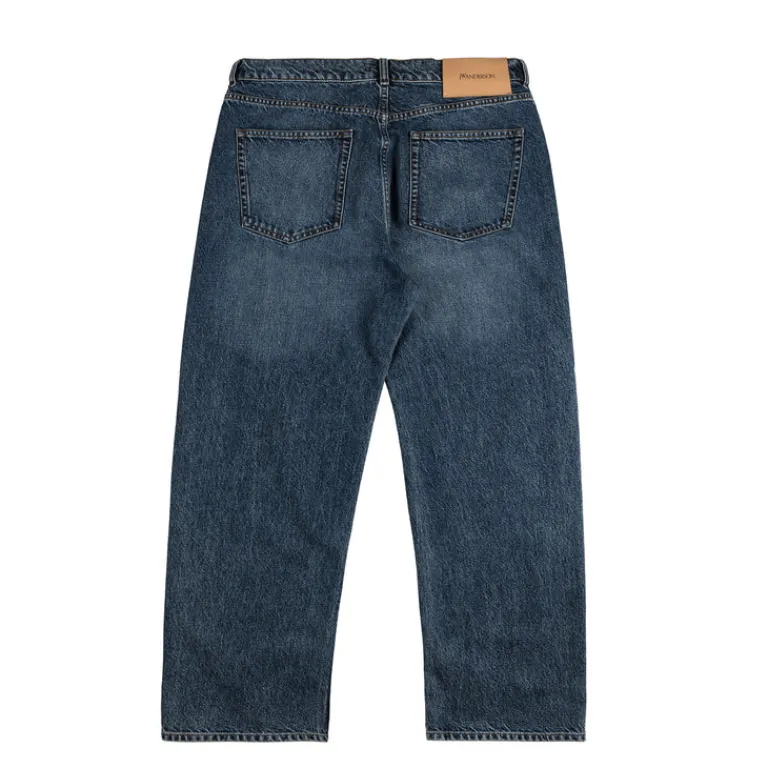 JW Anderson Pantalons*5 Pocket Straight Leg Trousers Mid Blue