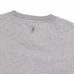 JW Anderson T-Shirts*Cafe Scene Printed T-Shirt Mid Grey Melange