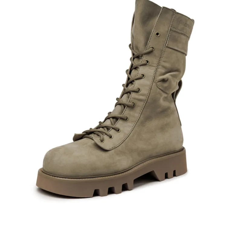 JW Anderson Sneakers Montantes|Sneakers En Cuir*Combat Leather Boots Taupe