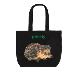 JW Anderson Alle Anzeigen|Sacs*Hedgehog Print Canvas Tote Black