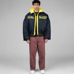 JW Anderson Gilets*Real Sleep Bomber Jacket Navy / Yellow