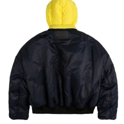 JW Anderson Gilets*Real Sleep Bomber Jacket Navy / Yellow