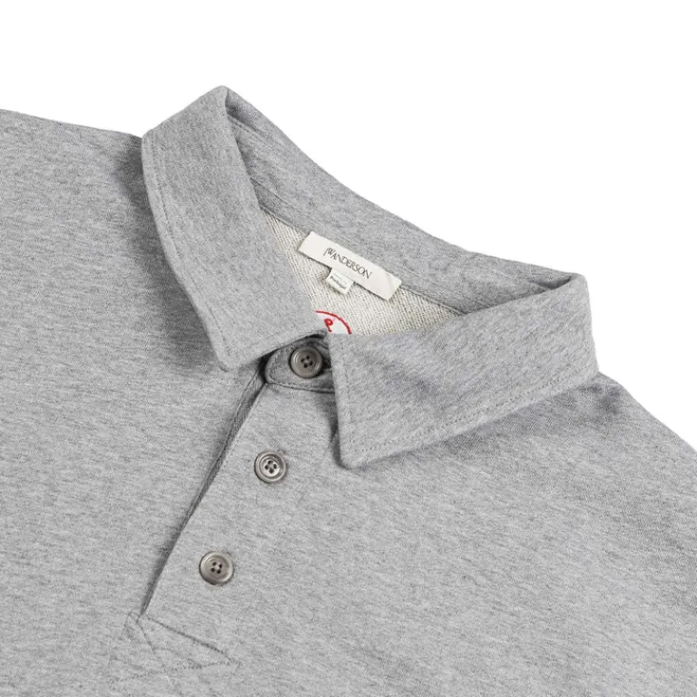 JW Anderson Pullover*Rugby Polo Mid Grey Melange