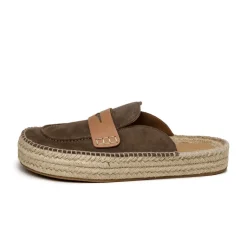 JW Anderson Sneakers En Cuir*Suede Espadrille Loafer Mule Taupe