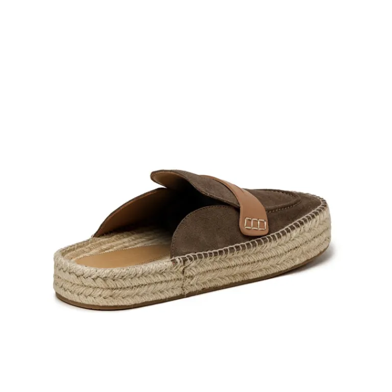 JW Anderson Sneakers En Cuir*Suede Espadrille Loafer Mule Taupe